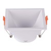 CORP SPOT GU10 PATRAT 93X93X55MM - ALB