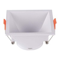 CORP SPOT GU10 PATRAT 93X93X55MM - ALB