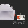 CORP SPOT GU10 PATRAT 93X93X55MM - ALB