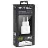 INCARCATOR  RAPiD UN PORT USB + TIP C 20W - ALB