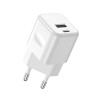 INCARCATOR RAPID UN PORT USB + TIP C 30W - ALB