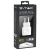 INCARCATOR RAPID UN PORT USB + TIP C 30W - ALB