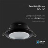 CORP SPOT GU10 IP44 - NEGRU