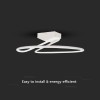 CANDELABRU LED 20W 4000K 25X13CM - ALB