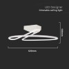 CANDELABRU LED 43W 4000K 52X22CM - ALB