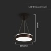 CORP ILUMINAT LED 12W 3IN1 - NEGRU