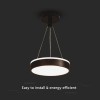 CORP ILUMINAT LED 12W 3IN1 - NEGRU