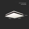 PLAFONIERA LED 24W 3IN1 - NEGRU