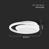 CORP ILUMINAT LED 24W 3IN1 - ALB CORP ILUMINAT LED 24W 3IN1 - ALB