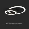 CANDELABRU LED 20W 3000K 45X10.5CM - NEGRU