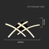 CANDELABRU LED 24W 3000K - NEGRU