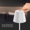 LAMPADAR 4W CU ACUMULATOR IP54 3000K ALB CALD - ALB