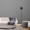 LAMPADAR 4W CU ACUMULATOR IP54 3000K ALB CALD - NEGRU