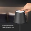 LAMPADAR 4W CU ACUMULATOR IP54 3000K ALB CALD - NEGRU