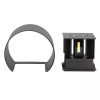 CORP ILUMINAT LED ROTUND 6W IP65 3000K ALB CALD