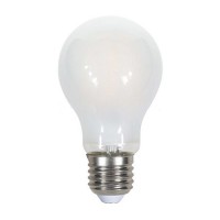 BEC LED A60 E27 5W CU FILAMENT 2700K ALB CALD STICLA MATA