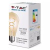 BEC LED ST64 E27 5W CU FILAMENT 2200K ALB CALD MODEL VINTAGE