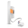 PANOU LED ROTUND AJUSTABIL 24W 6400K ALB RECE