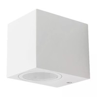 LAMPA PERETE SOCLU GU10  IP44 - ALB