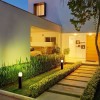 LAMPA GRADINA SOCLU GU10 80X80X50CM IP54 - NEGRU