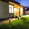 LAMPA GRADINA SOCLU GU10 80X80X50CM IP54 - NEGRU