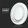 Aplica led 30/60/30w 3in1 dimabil cu telecomanda - plafonieră durabilă
