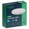 PLAFONIERA 18W IP44 4000K ALB NEUTRU - ALB
