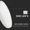 PLAFONIERA LED 30W IP44 4000K ALB NEUTRU - ALB