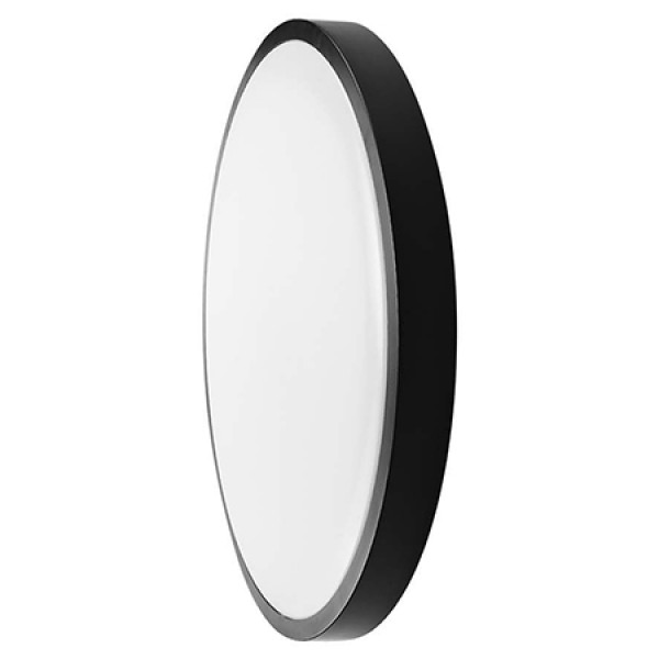 PLAFONIERA LED 24W IP44 6500K ALB RECE - NEGRU PLAFONIERA LED 24W IP44 6500K ALB RECE - NEGRU