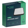 PLAFONIERA LED 18W IP44 6500K ALB RECE - NEGRU PLAFONIERA LED 18W IP44 6500K ALB RECE - NEGRU