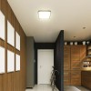 PLAFONIERA LED 18W IP44 6500K ALB RECE - NEGRU PLAFONIERA LED 18W IP44 6500K ALB RECE - NEGRU