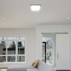 PLAFONIERA LED 18W IP44 6500K ALB RECE - NEGRU PLAFONIERA LED 18W IP44 6500K ALB RECE - NEGRU