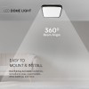 PLAFONIERA LED 24W 6500K IP44 - NEGRU