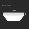 PLAFONIERA LED 24W 4000K IP44 CU SENZOR DE MISCARE