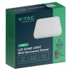 PLAFONIERA LED 30W IP44 CU SENZOR 4000K ALB NEUTRU - ALB