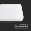 PLAFONIERA LED 30W IP44 CU SENZOR 4000K ALB NEUTRU - ALB