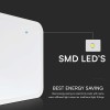 PLAFONIERA LED 30W IP44 CU SENZOR 4000K ALB NEUTRU - ALB