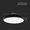 PLAFONIERA LED 18W IP44 CU SENZOR 4000K ALB NEUTRU - NEGRU PLAFONIERA LED 18W IP44 CU SENZOR 4000K ALB NEUTRU - NEGRU