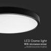 PLAFONIERA LED 18W IP44 CU SENZOR 4000K ALB NEUTRU - NEGRU PLAFONIERA LED 18W IP44 CU SENZOR 4000K ALB NEUTRU - NEGRU
