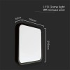 PLAFONIERA LED 18W IP44 CU SENZOR 4000K CIP SAMSUNG - NEGRU PLAFONIERA LED 18W IP44 CU SENZOR 4000K CIP SAMSUNG - NEGRU