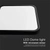 PLAFONIERA LED 18W IP44 CU SENZOR 4000K CIP SAMSUNG - NEGRU PLAFONIERA LED 18W IP44 CU SENZOR 4000K CIP SAMSUNG - NEGRU