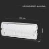 LAMPA IESIRE DE URGENTA 3W 1.2AH 6400K