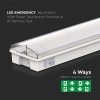 LAMPA IESIRE DE URGENTA 3W 1.2AH 6400K