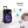 BOXA PORTABILA ILUMINATA LED 15 BOXA PORTABILA ILUMINATA LED 15