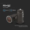 INCARCATOR AUTO QUICK CHARGE USB + TIP C INCARCATOR AUTO QUICK CHARGE USB + TIP C