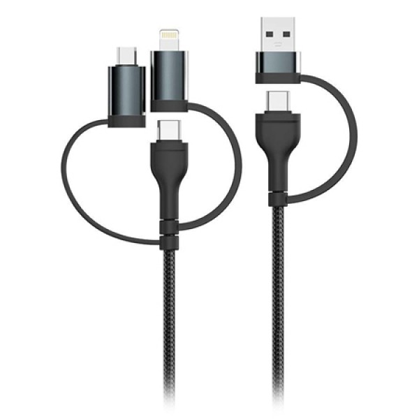 CABLU 5IN1 TIP C - MICROUSB - USB - LIGHTNING 1.2M CABLU 5IN1 TIP C - MICROUSB - USB - LIGHTNING 1.2M