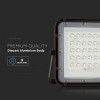 REFLECTOR CU INCARCARE SOLARA 10W 800LM 6400K - NEGRU