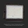 REFLECTOR CU INCARCARE SOLARA 15W 1200LM 4000K - NEGRU