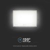 REFLECTOR CU INCARCARE SOLARA 30W 2300LM 6400K - NEGRU