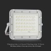 REFLECTOR CU INCARCARE SOLARA 10W 800LM 6400K - ALB